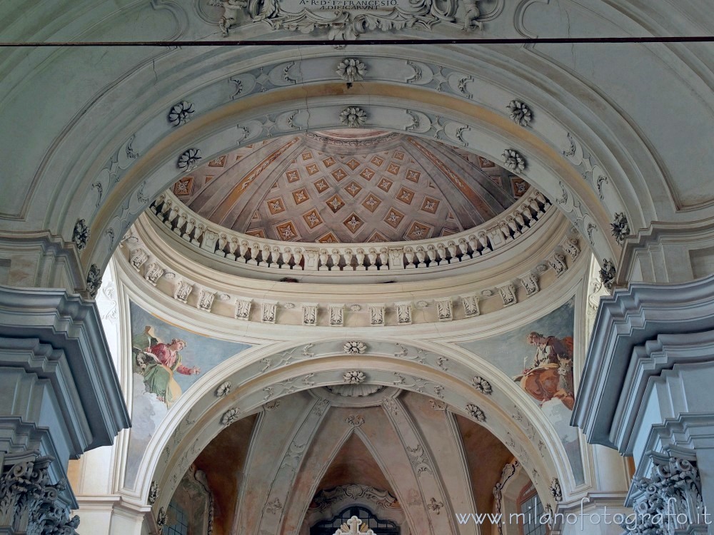 Campiglia Cervo (Biella, Italy) - Ceiling of the Sanctuary of San Giovanni di Andorno